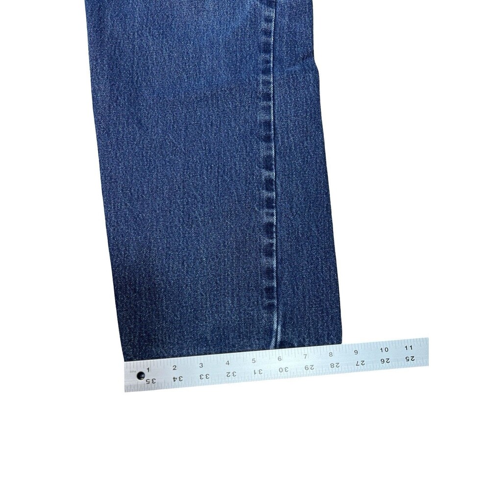 Levis 505 Jeans Mens Size 40x30 Blue Classic Straight Fit Denim Cotton Durable - Picture 10 of 12